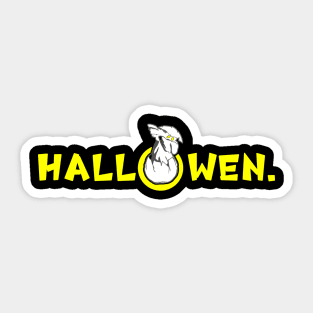 Cute Ghost Hallowen Sticker